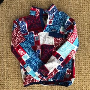 Pull over fleece sweatshirt